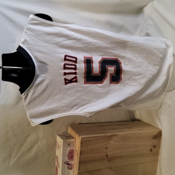 VINTAGE NBA Jason Kidd #5 NETS jersey sz M - Picture 2 of 2